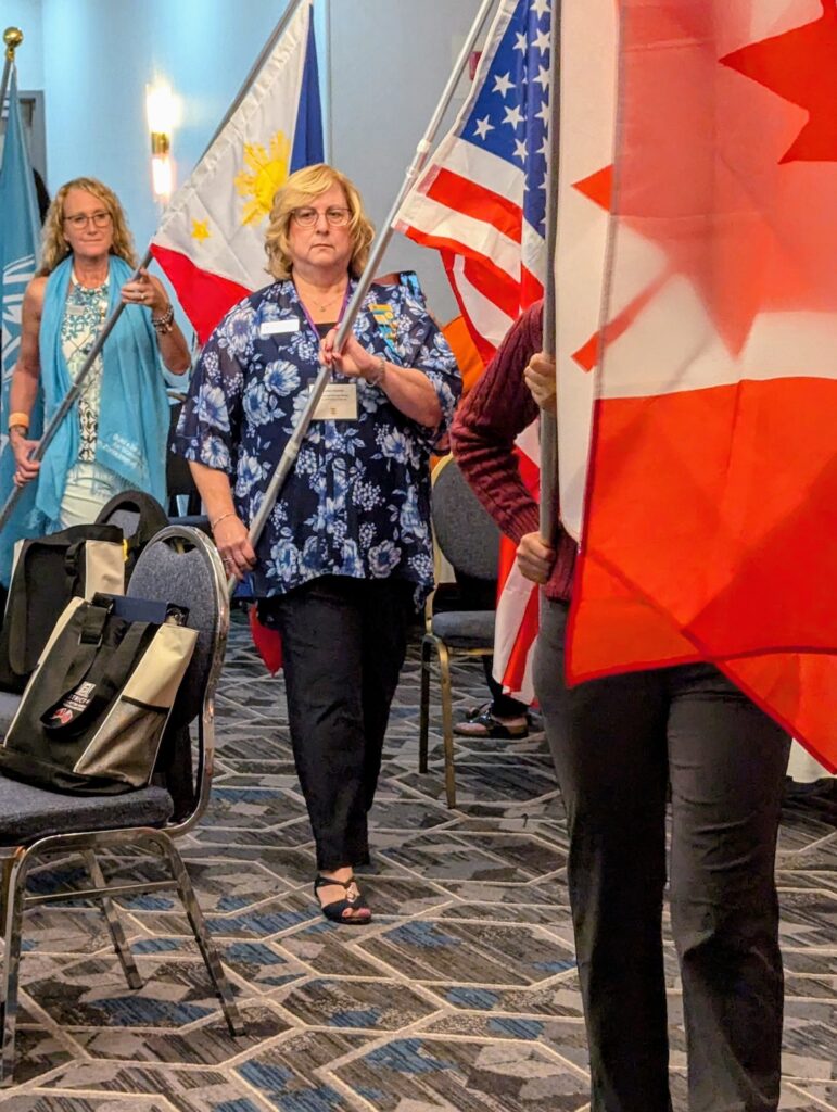 D4 Conference Flag Procession
